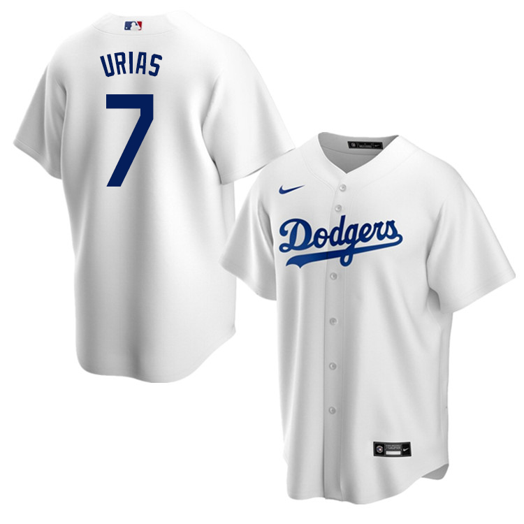 Nike Men #7 Julio Urias Los Angeles Dodgers Baseball Jerseys Sale-White